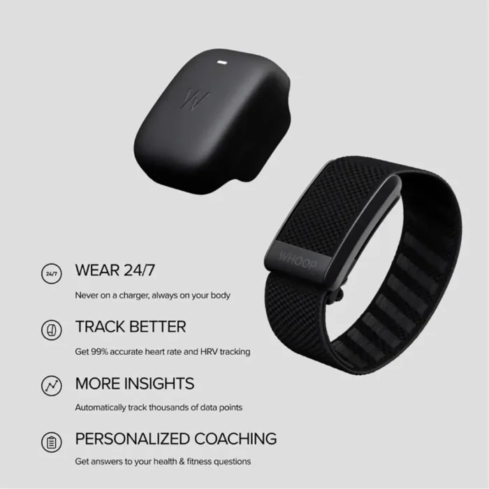WHOOP 4.0 with 12 Month Subscription – Wearable Health, Fitness & Activity Tracker