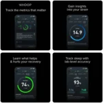 WHOOP 4.0 with 12 Month Subscription – Wearable Health, Fitness & Activity Tracker